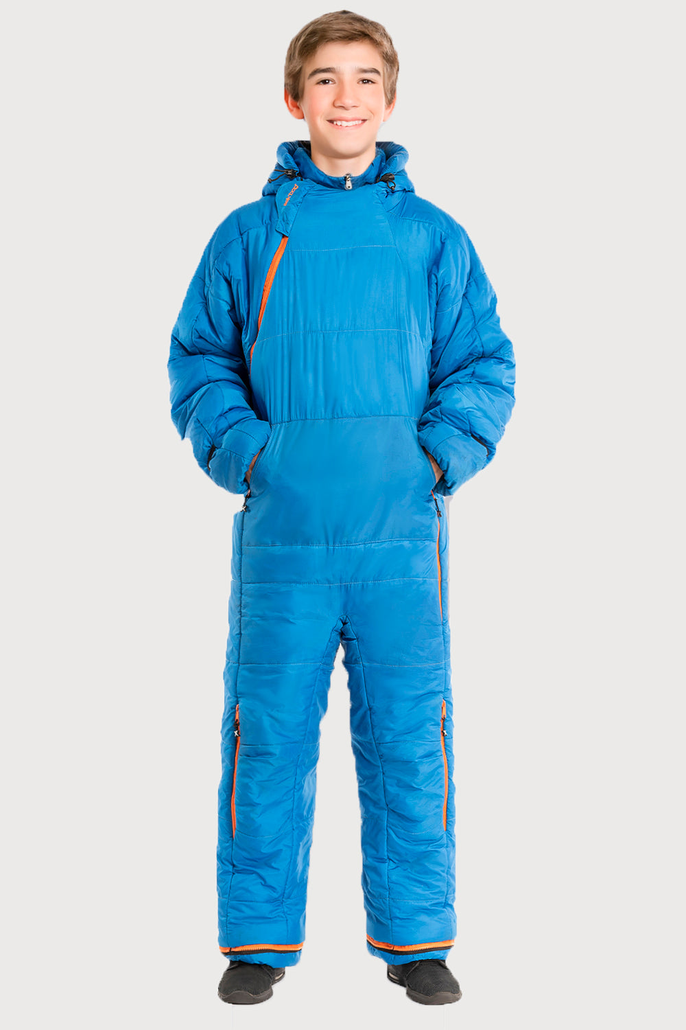 Kids Original 6G Blue Puffin Sleeping Bag Suit