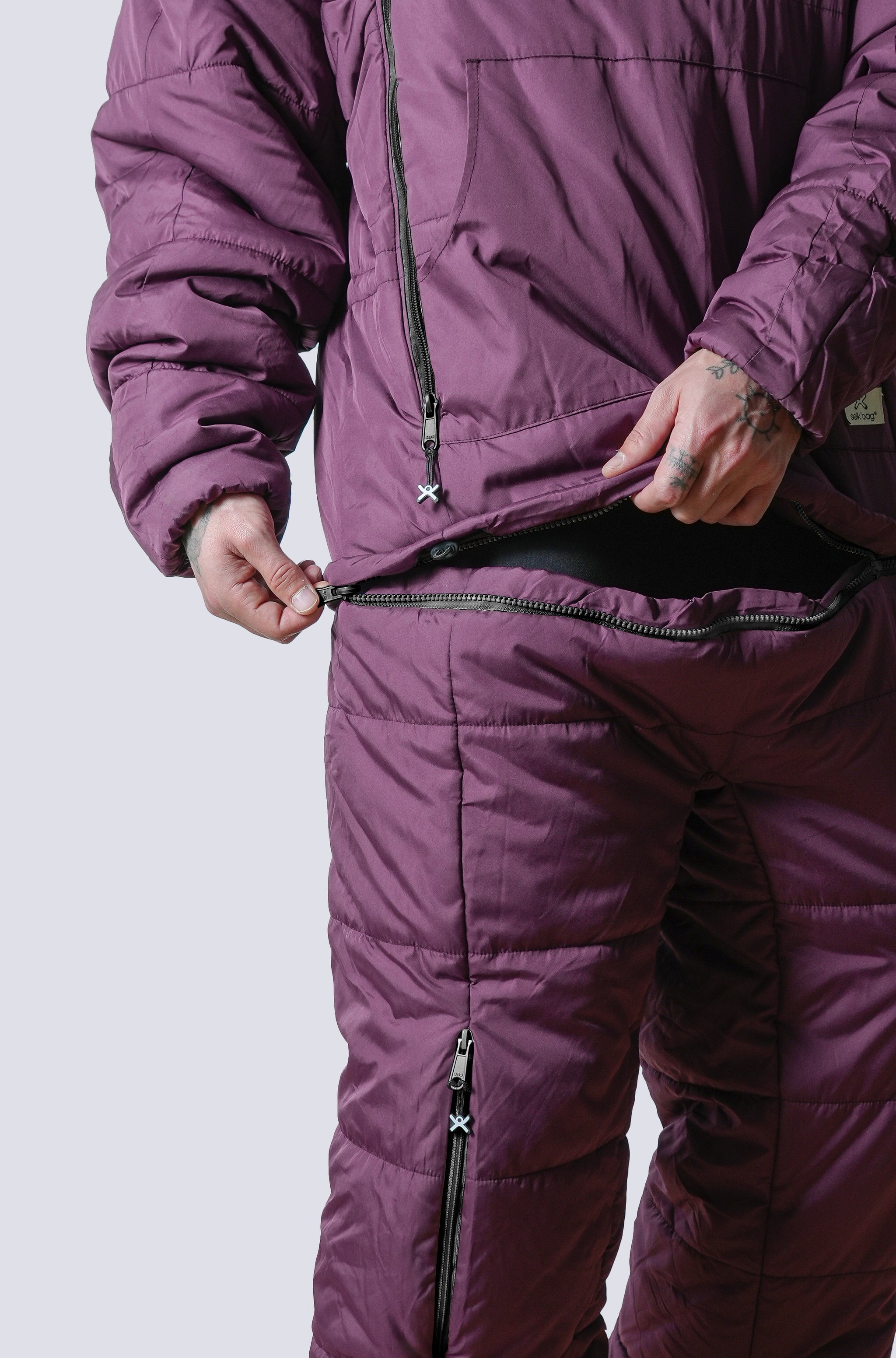 Swytch Original Maipo Burgundy Sleeping Bag Suit