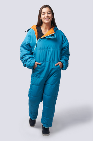 Lite Recycled Teal Sunlight Sleeping Bag Suit