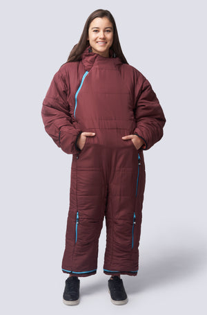 Original Recycled Burgundy Earth Sleeping Bag Suit