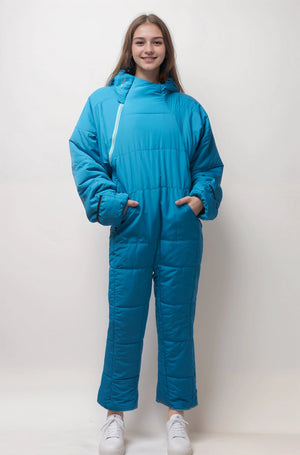 Kids Lite Recycled Teal Sunlight Sleeping Bag Suit