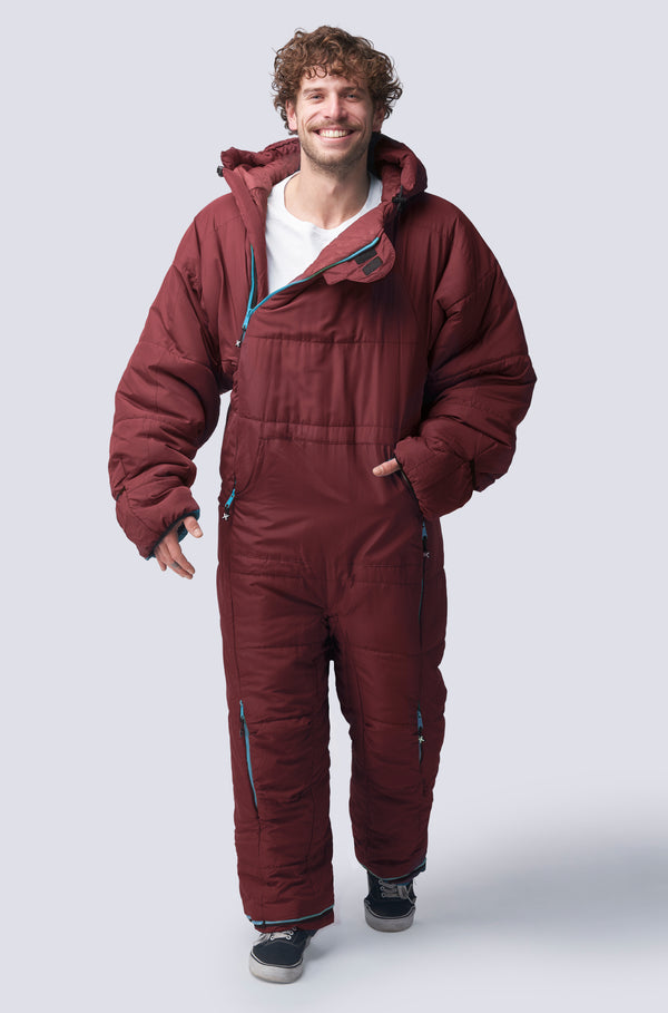 Original Recycled Burgundy Earth Sleeping Bag Suit