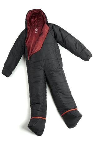 Lite Recycled Black Terracotta Sleeping Bag Suit