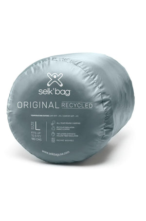 Ash Foliage Selk'bag sleeping bag suit rolled up in a stuff-sac