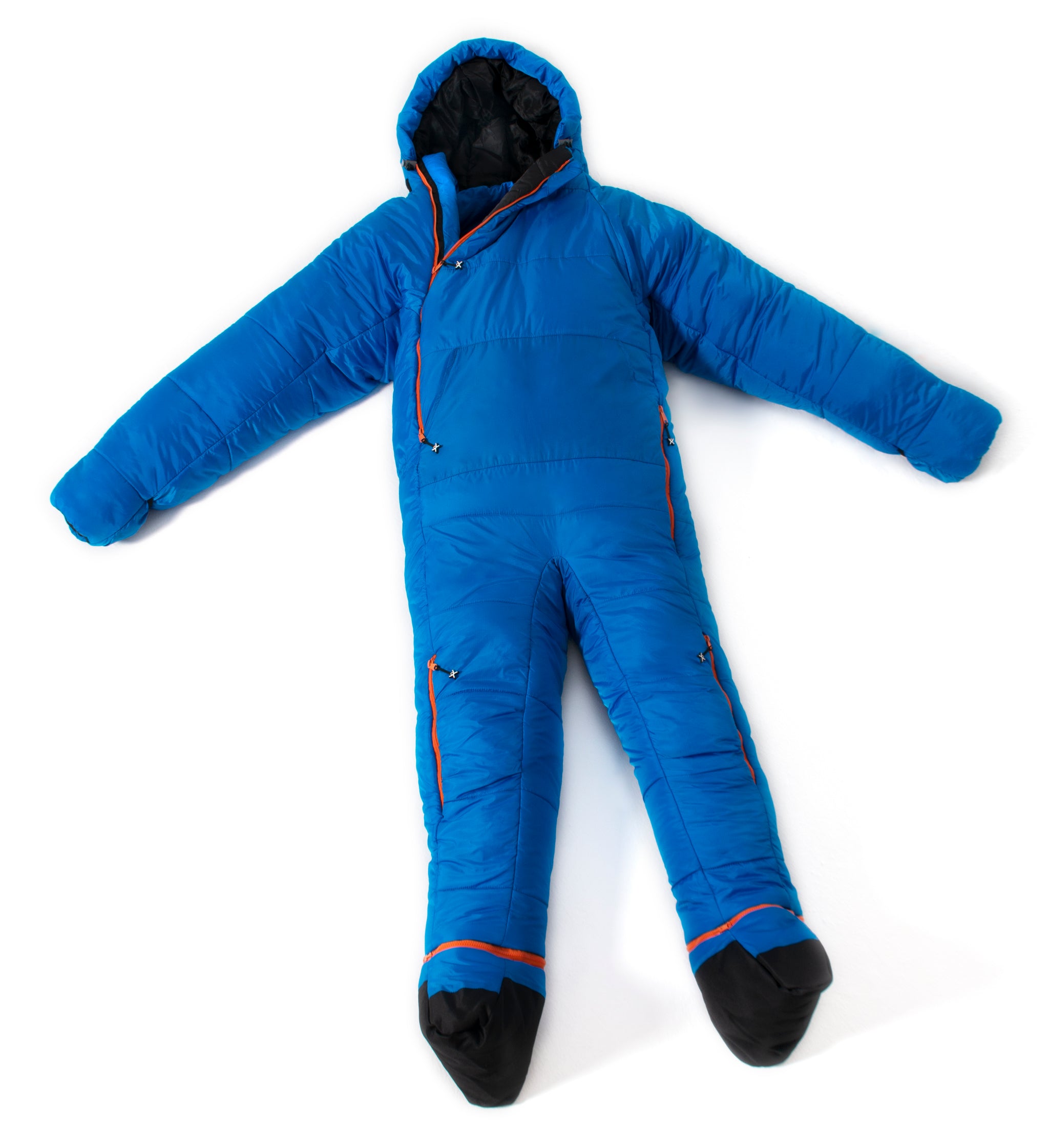 Kids blue Puffin Selk'bag sleeping bag suit 